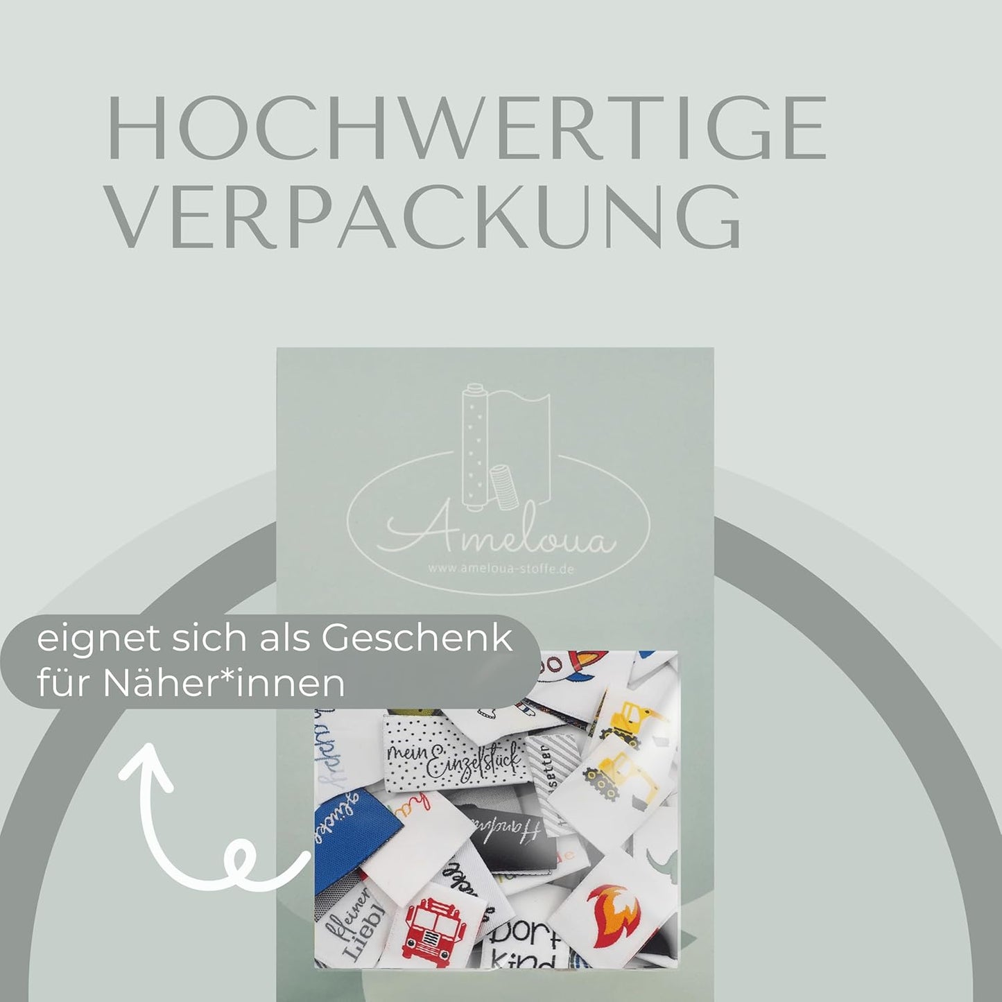 Jungen Set, 40 Stück - Webetiketten, Gewebte Label Paket