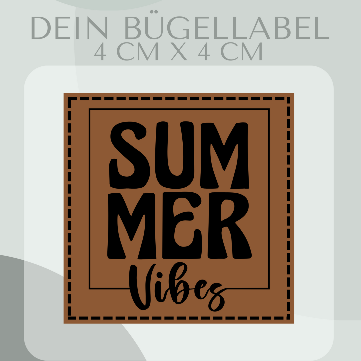 Summer Vibes, Bügelbild 