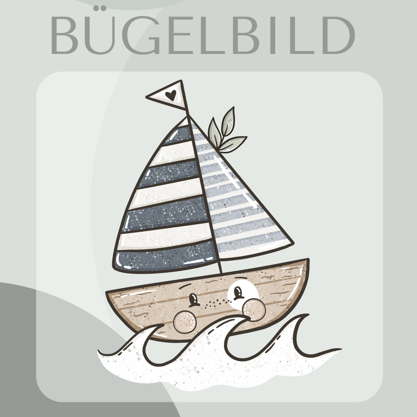 Bügelbild Schiff