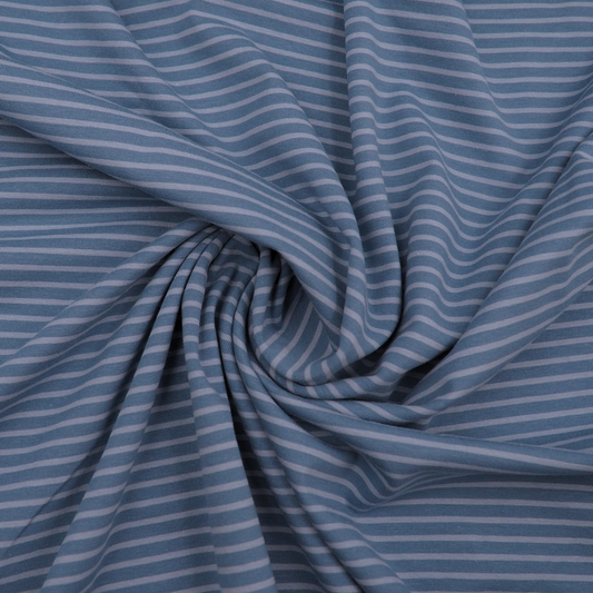 Streifen Jersey Blau