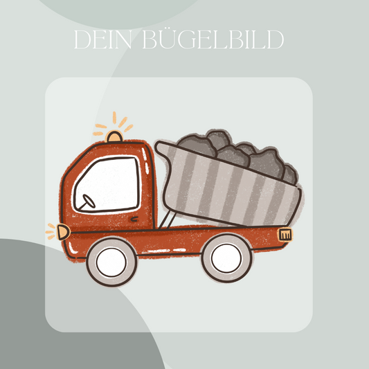 Kipplaster, Bügelbild