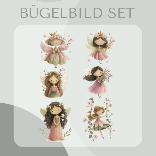 Bügelbild Waldfeen Set II 