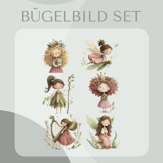 Bügelbild Waldfeen Set I 
