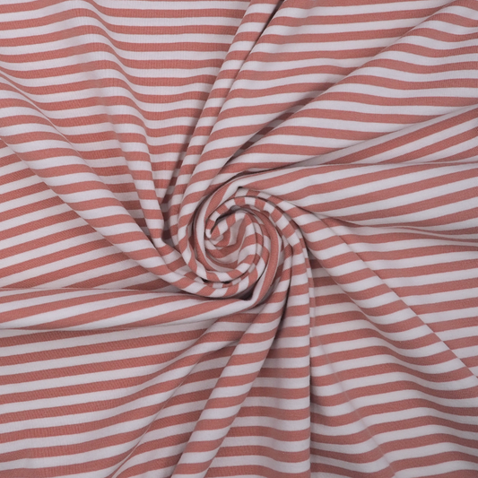Streifen Jersey Rosa