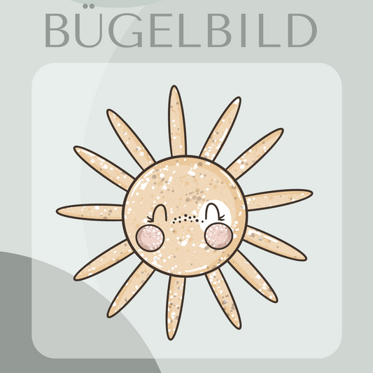 Bügelbild Sonne