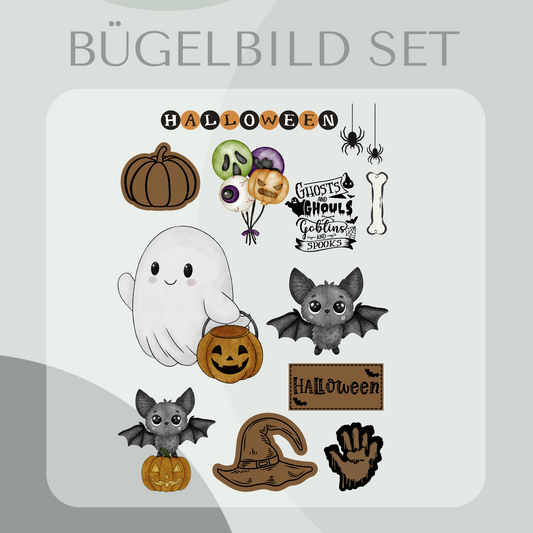 Bügelbild Halloween Set
