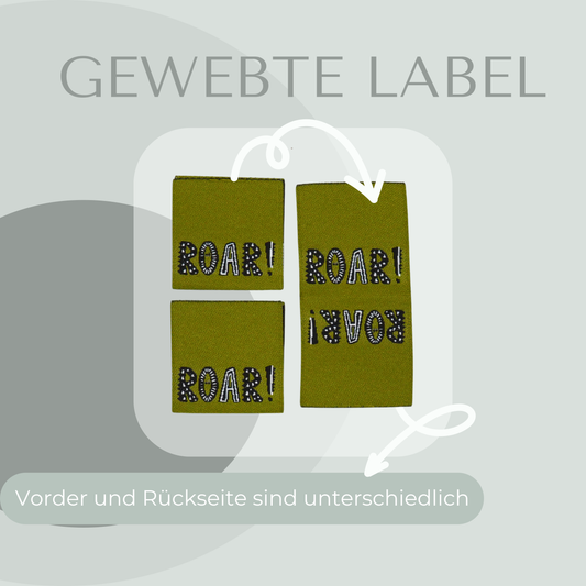 ROAR! Web Label gewebt Eigenproduktion