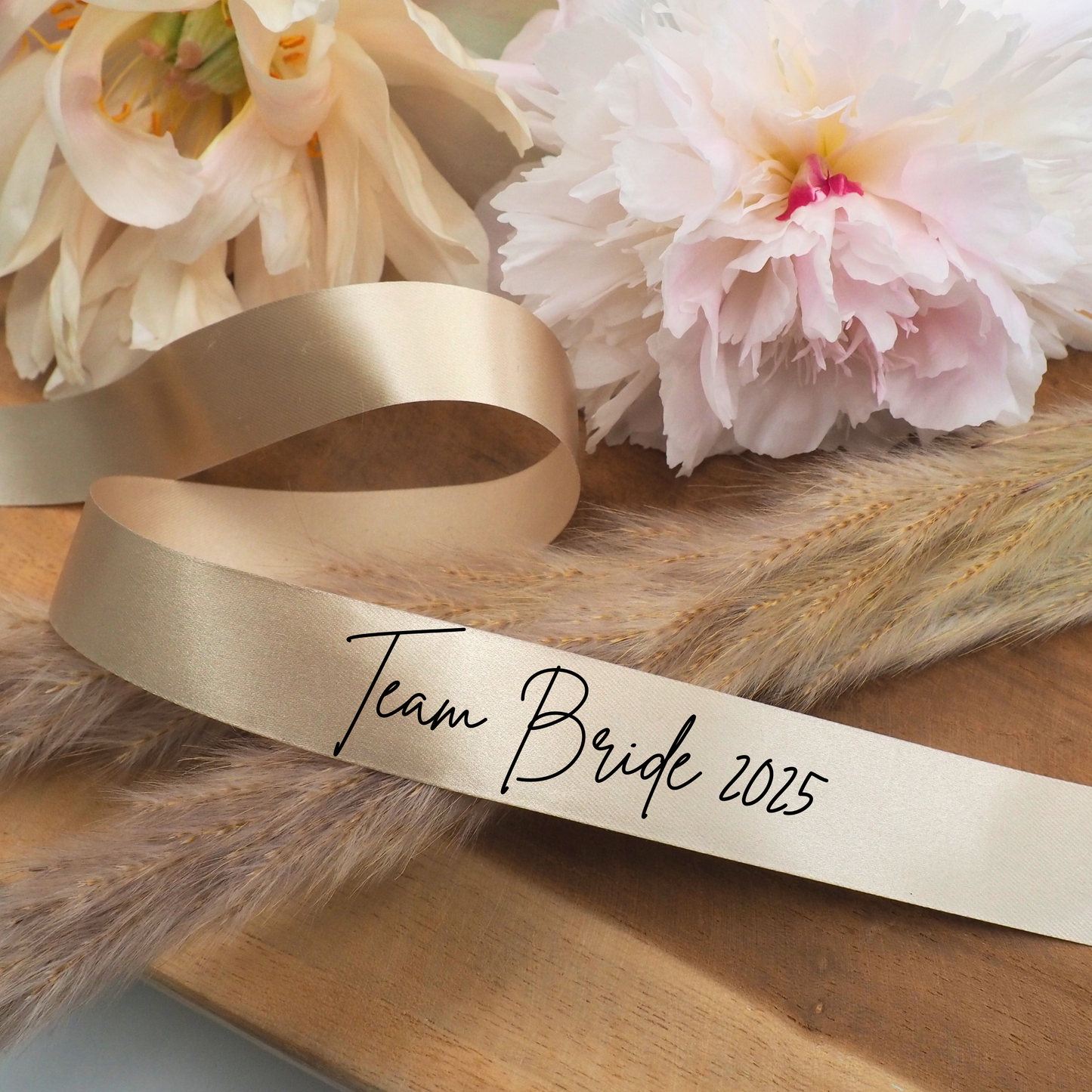 Personalisierte Satin-Band Eigenproduktion