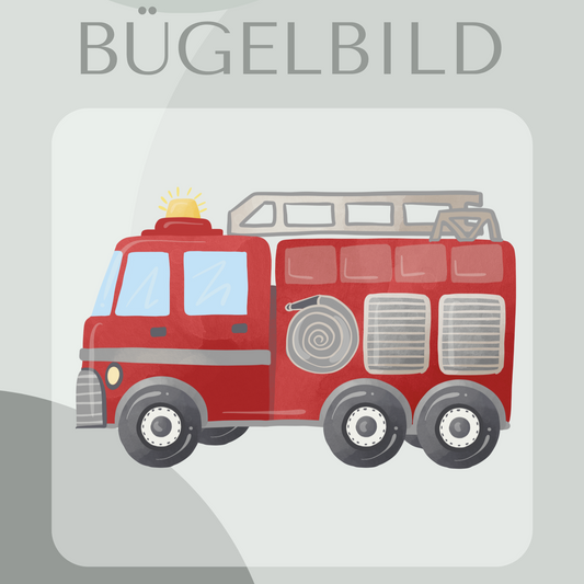 Bügelbild Feuerwehr Auto