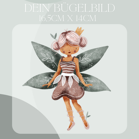 Bügelbild mit Fe4 in rosa
