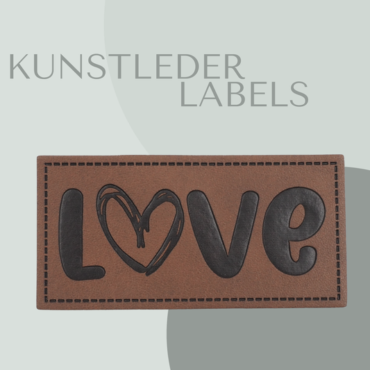 Love, Kunstlederlabel