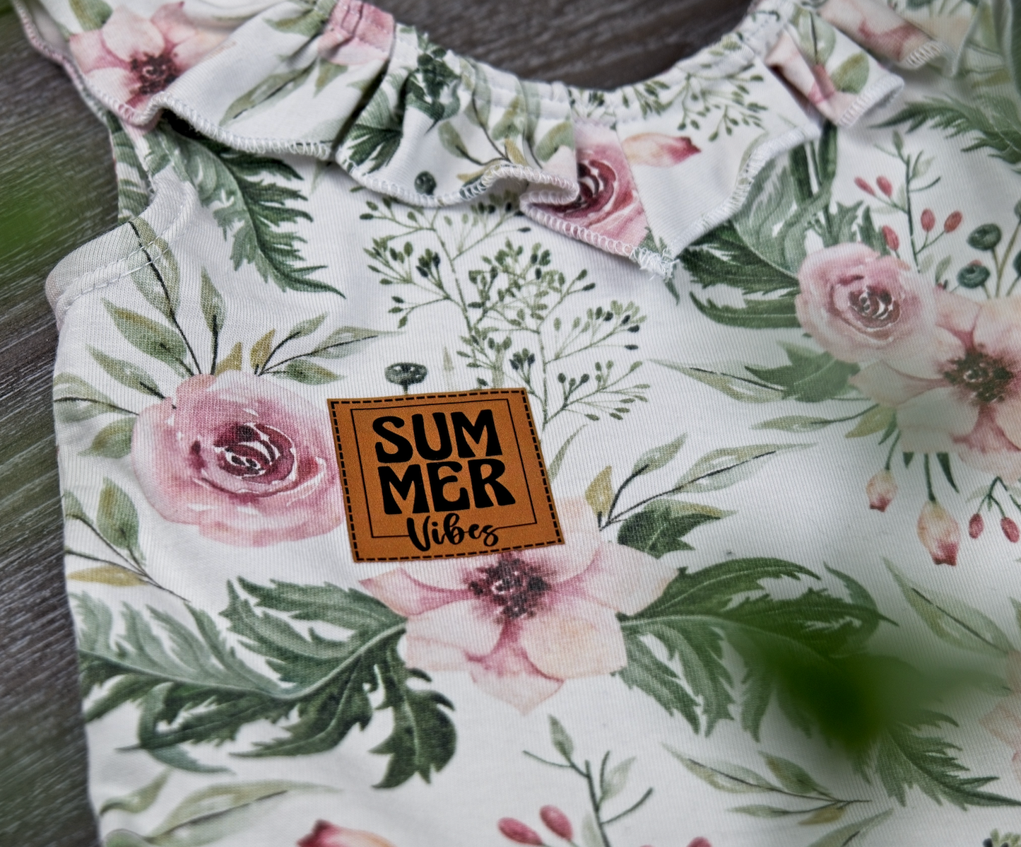 Summer Vibes Bügel-Label Eigenproduktion