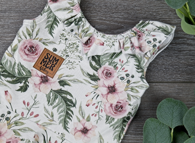 Summer Vibes Bügel-Label Eigenproduktion
