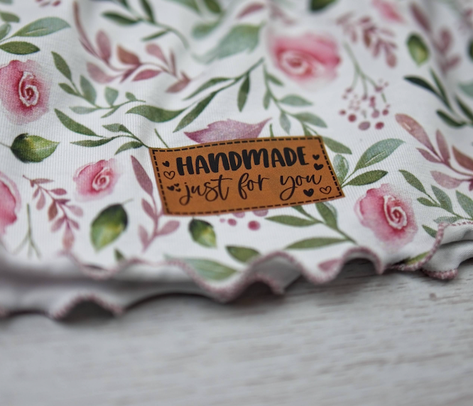 Handmade just for you Bügel-Label Eigenproduktion