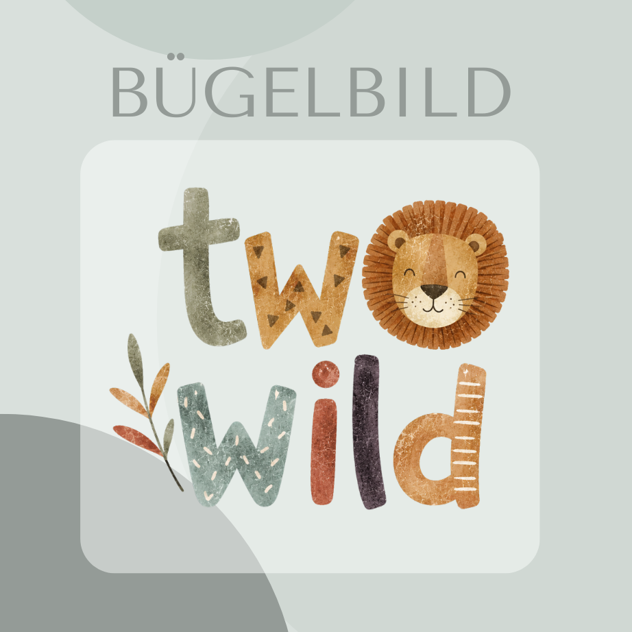 Two Wild- Bügelbild