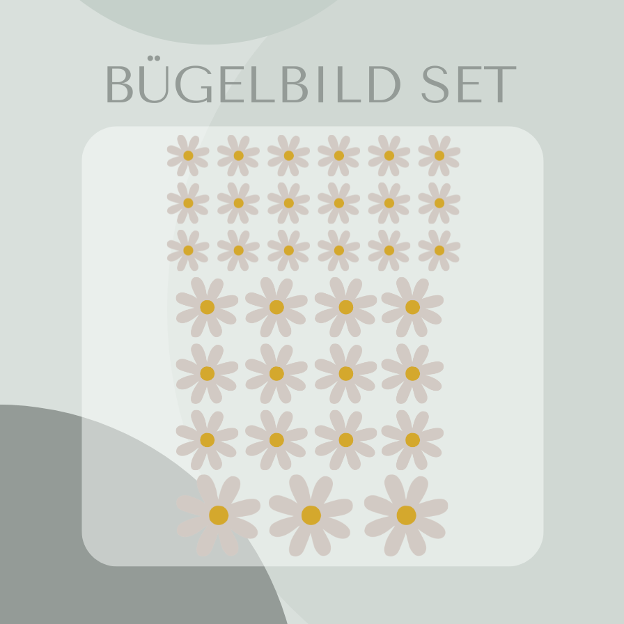 Maxi Gänseblümchen-Set Bügelbilder