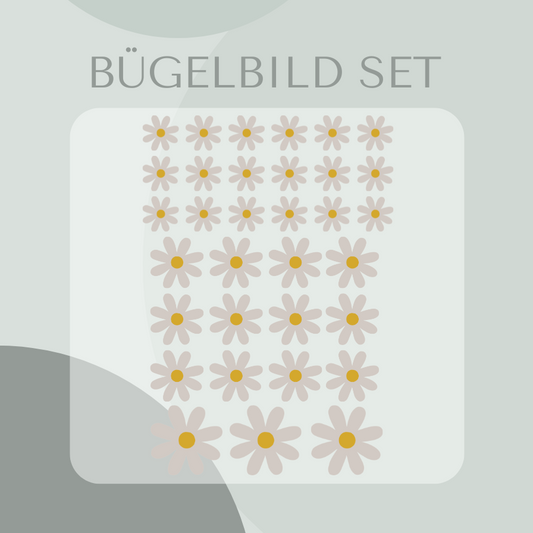 Maxi Gänseblümchen-Set Bügelbilder