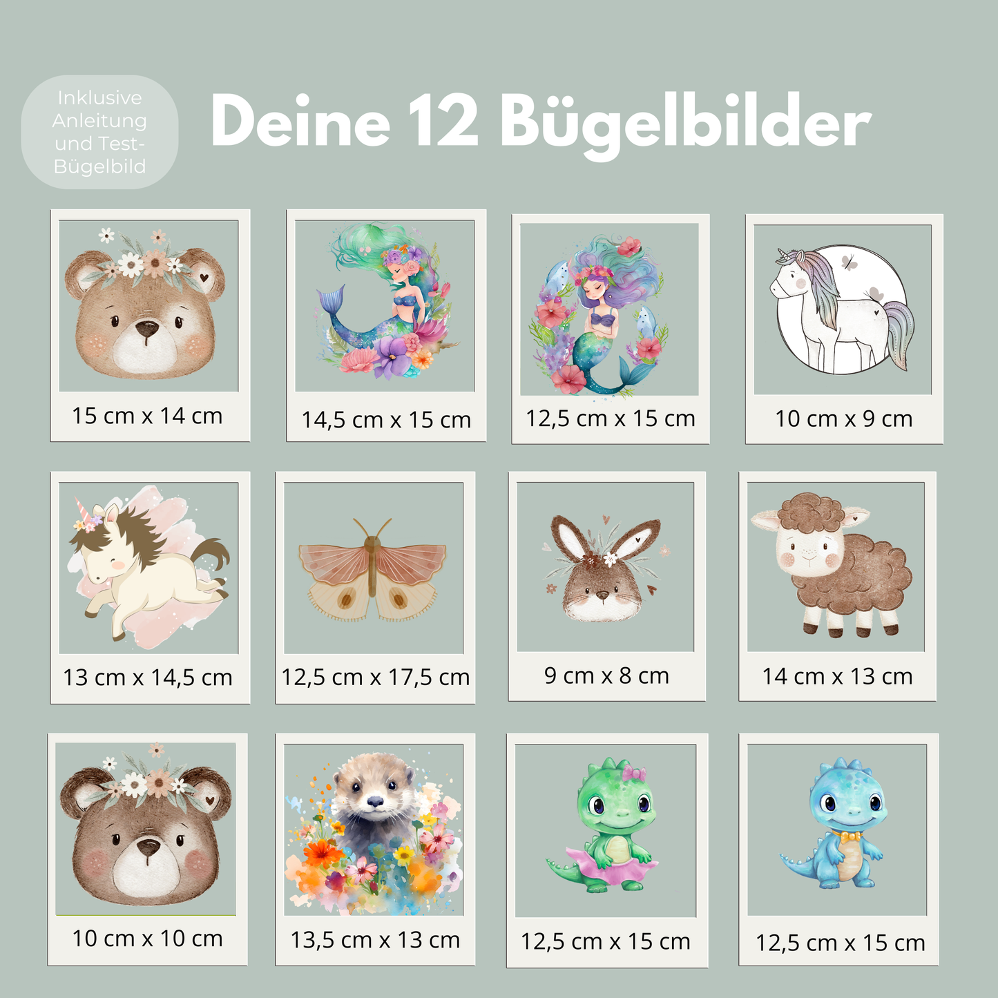 Buntes SALE Bundle Bügelbild Eigenproduktion