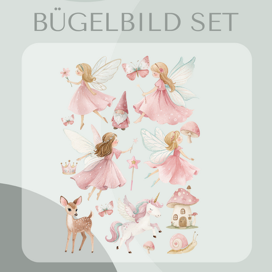 Bügelbilder-Set Feen