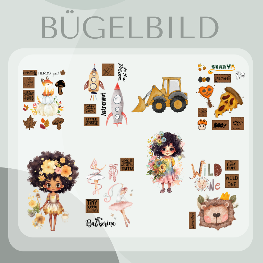 Eine Stadt voller Ideen-Bügelbild