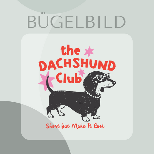 The Dachshund Club- Bügelbild