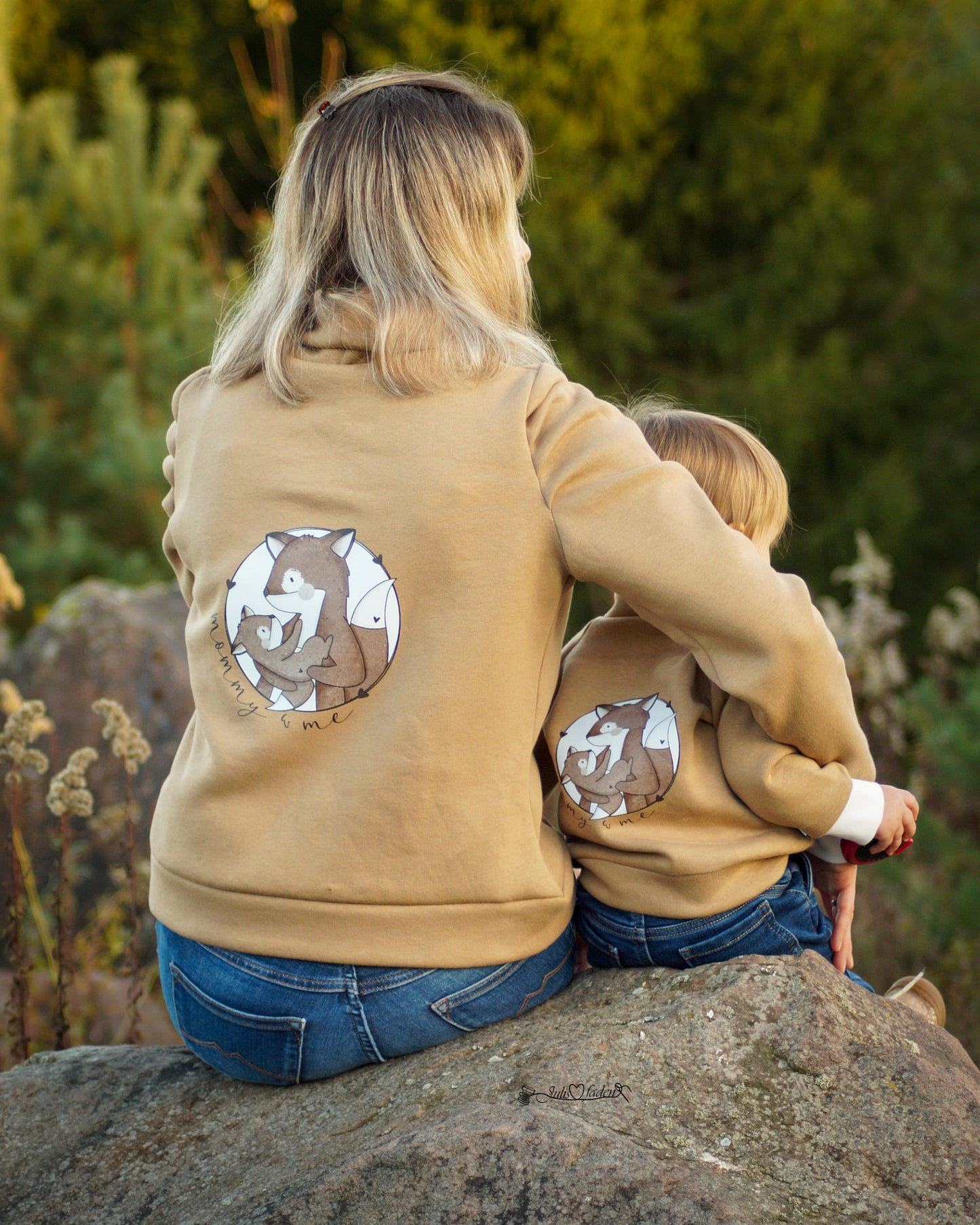 Mommy&Me - XXL Bügel-Bild Bügelbild Eigenproduktion