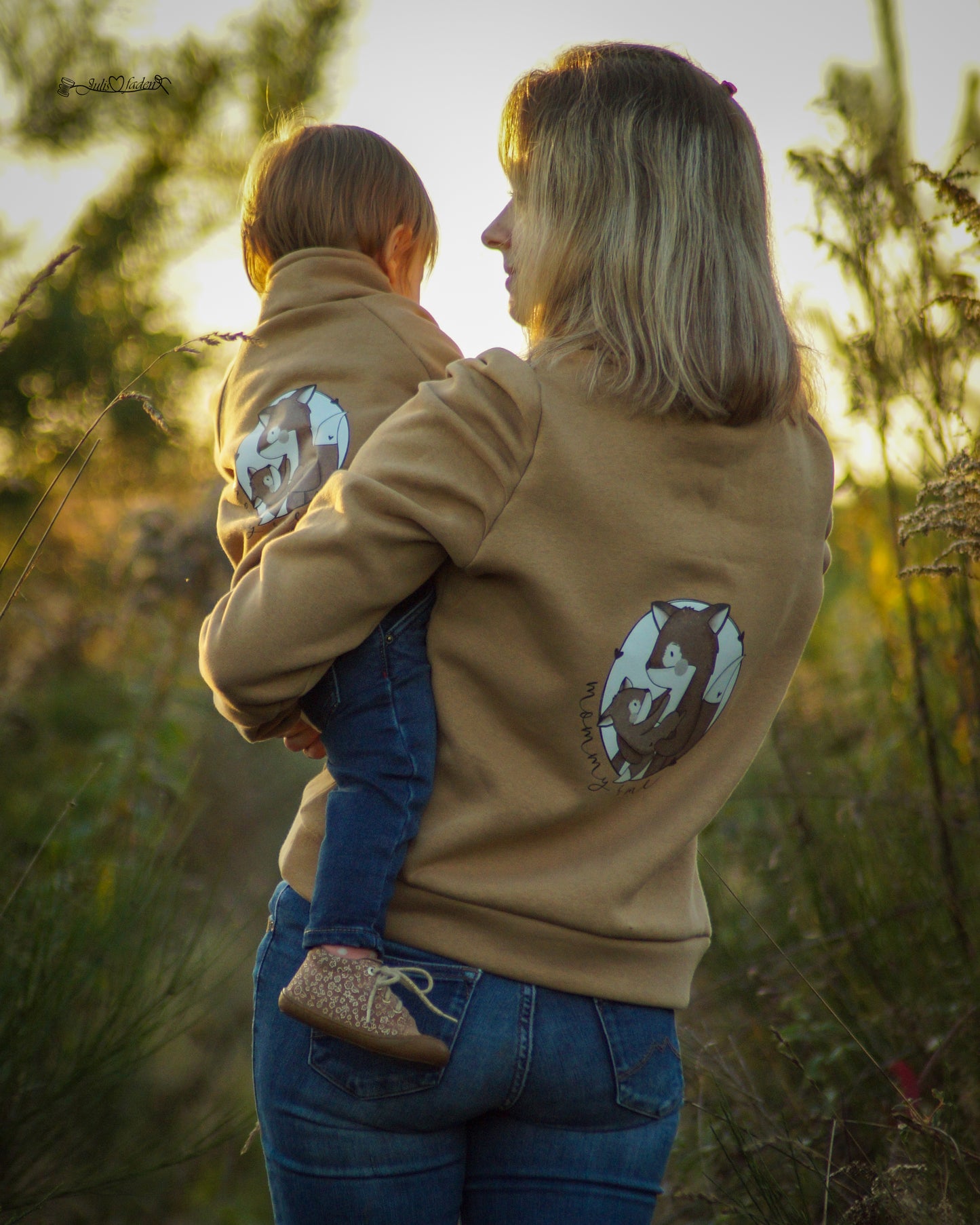 Mommy&Me - XXL Bügel-Bild Bügelbild Eigenproduktion