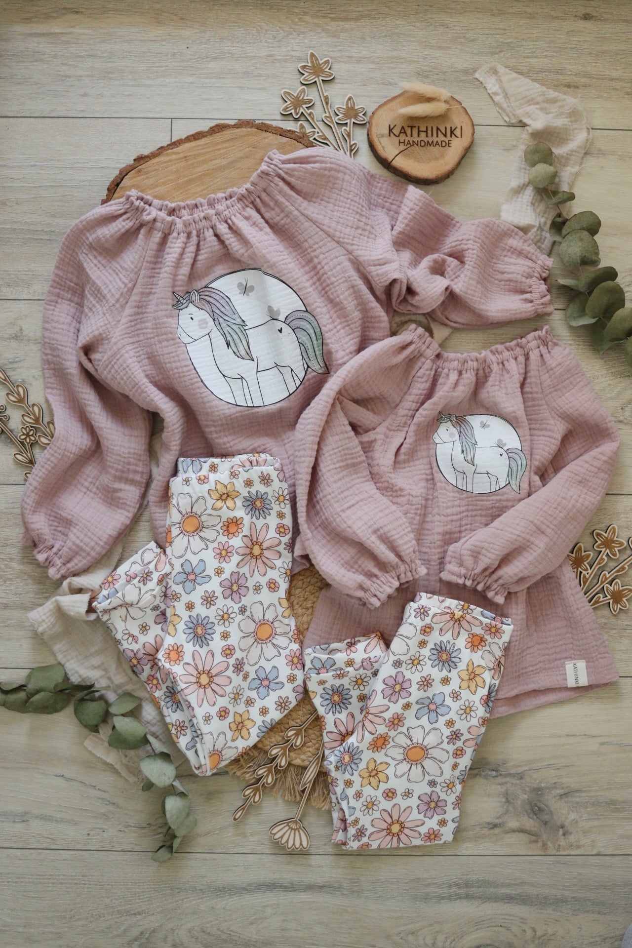 Einhorn Panel - Bügel-Bild Bügelbild Eigenproduktion