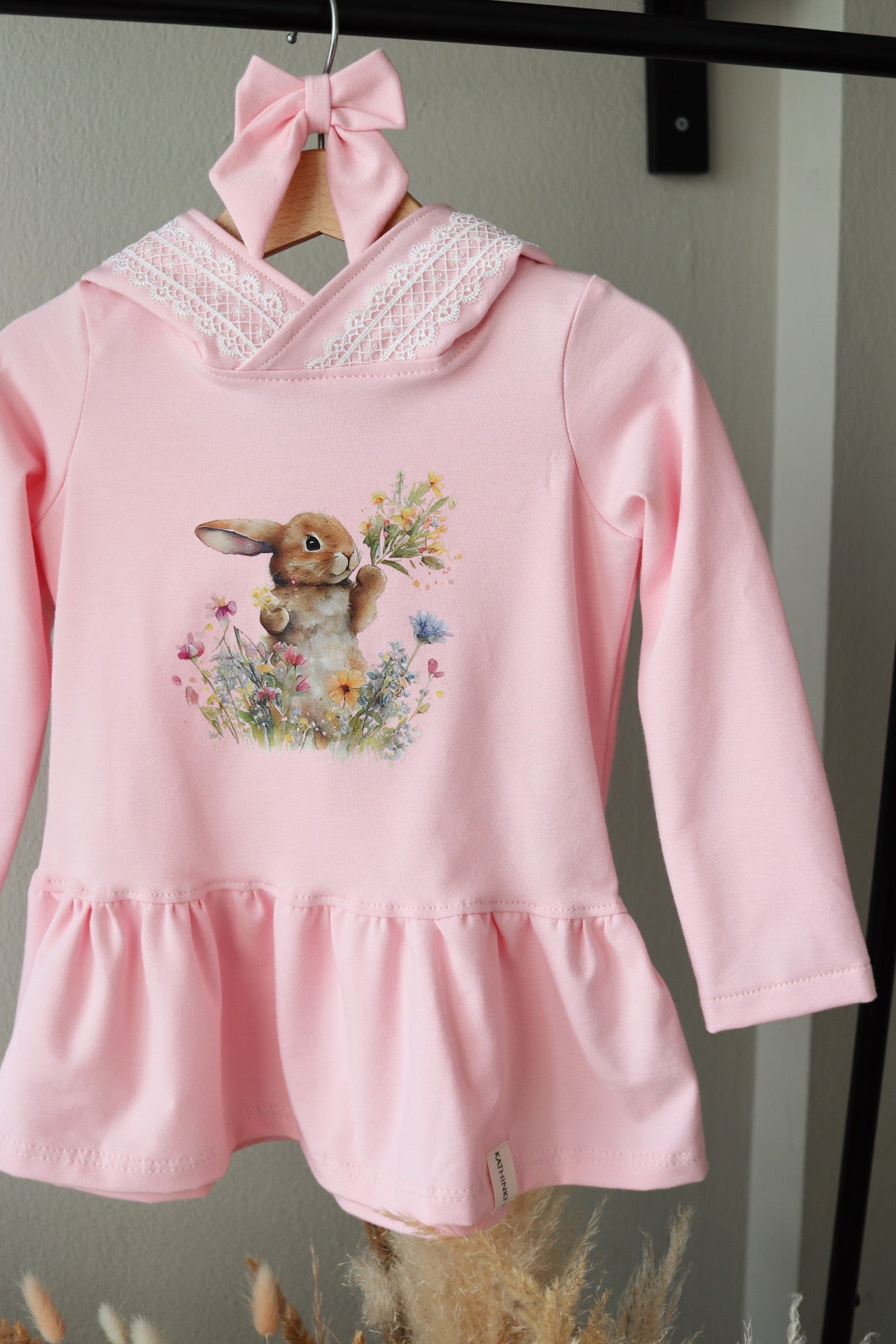 Aquarell Hase II Bügel-Bild Bügelbild Eigenproduktion