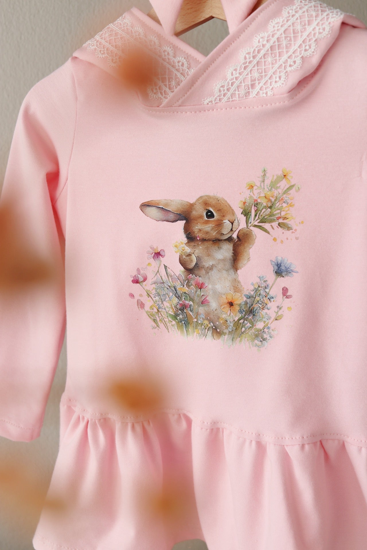 Aquarell Hase II Bügel-Bild Bügelbild Eigenproduktion