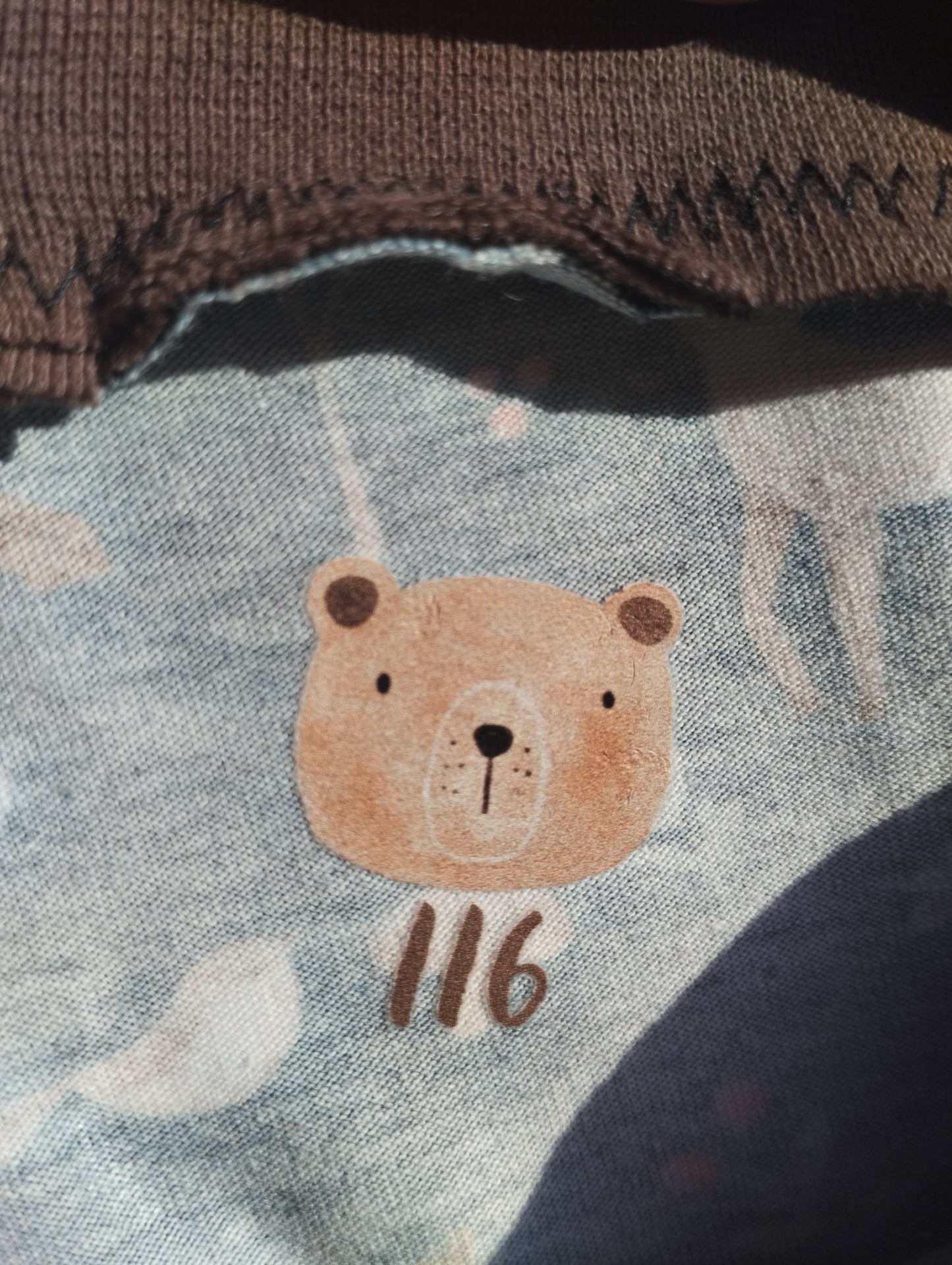 10 Stück Bär Größen-Bügelbilder Set Größenlabel Eigenproduktion