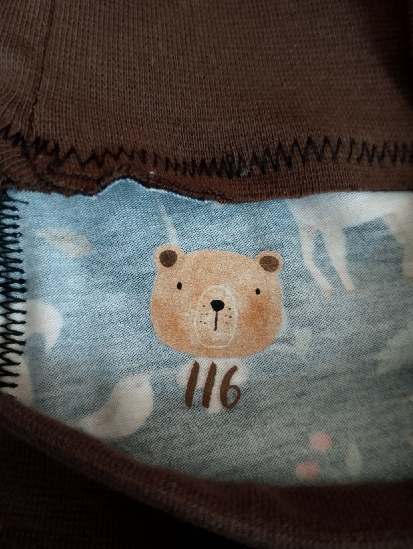 10 Stück Bär Größen-Bügelbilder Set Größenlabel Eigenproduktion