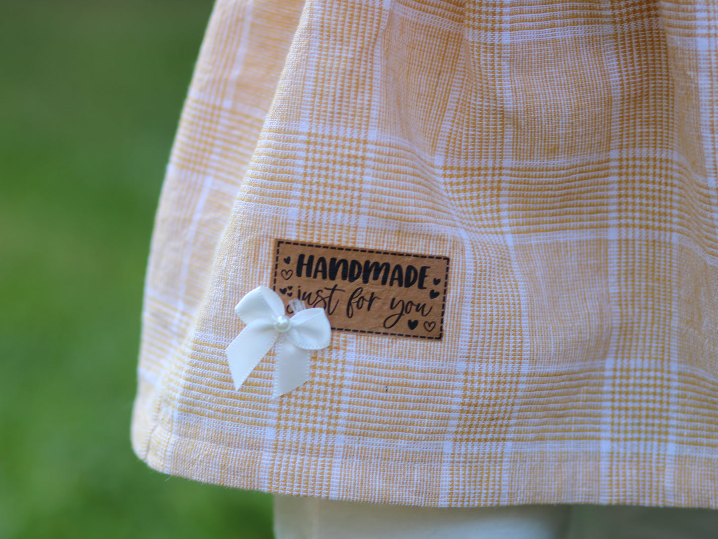 Handmade just for you Bügel-Label Eigenproduktion