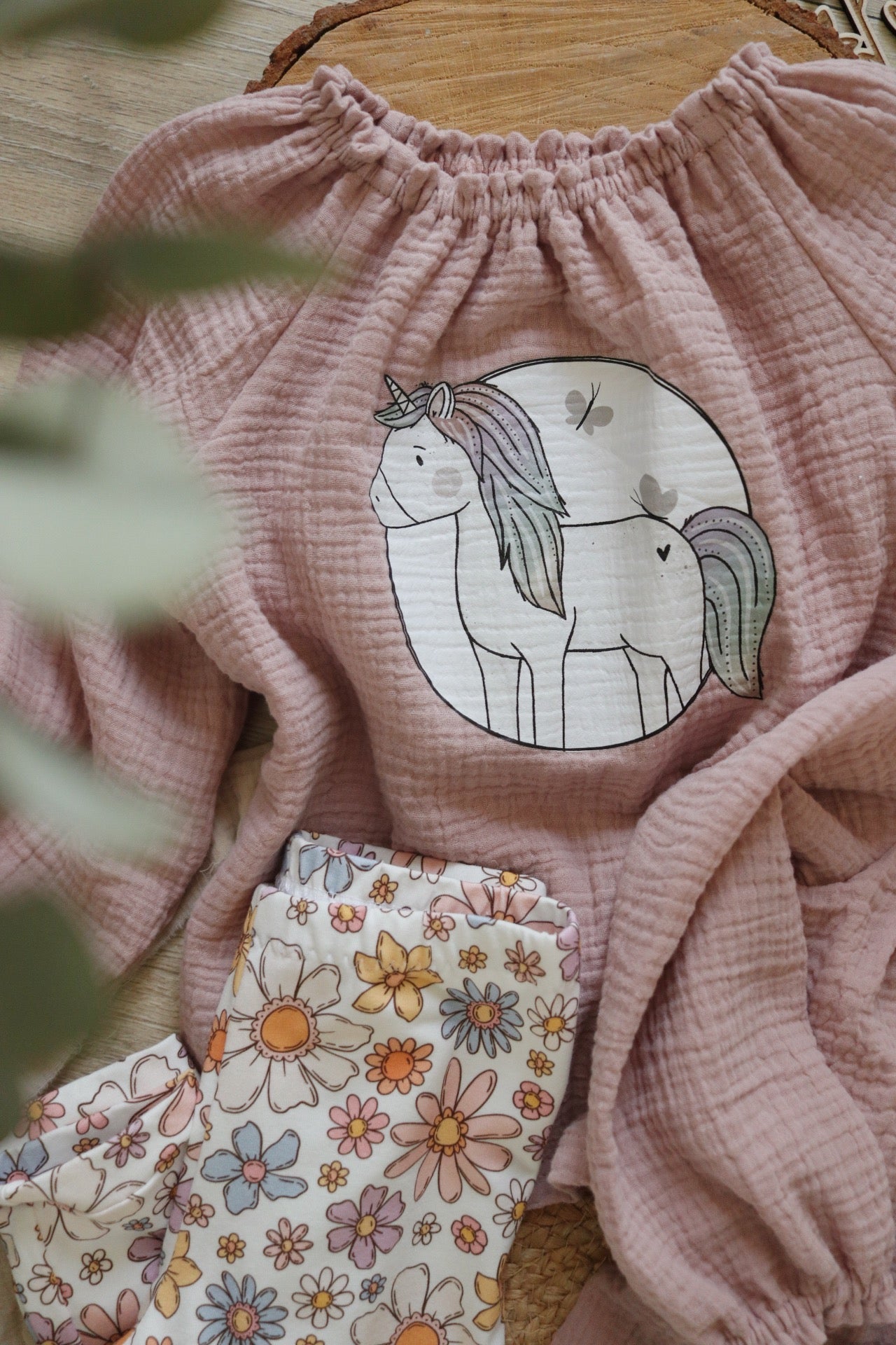 Einhorn Panel - Bügel-Bild Bügelbild Eigenproduktion