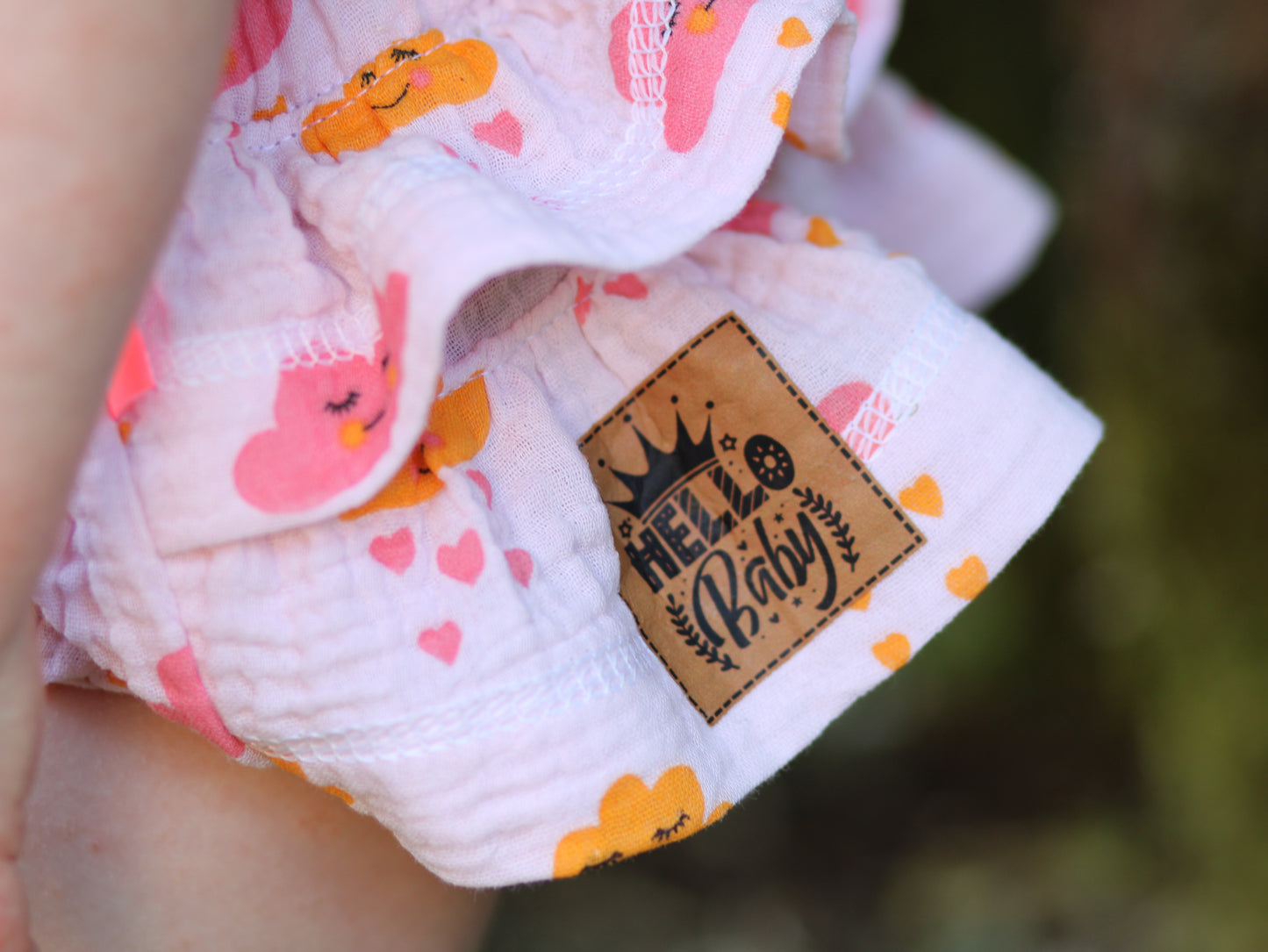 Hello Baby Bügel-Label Eigenproduktion