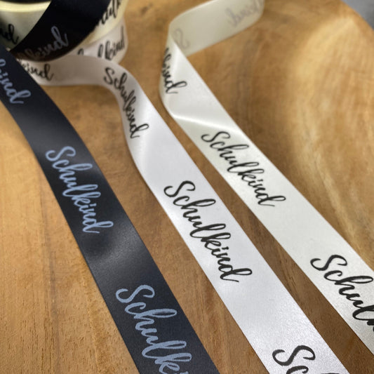 Schulkind Satinband