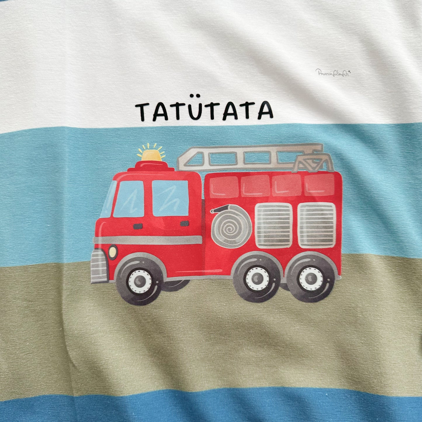 Tatütata - Feuerwehr Bügel-Bild Set Bügelbild Eigenproduktion