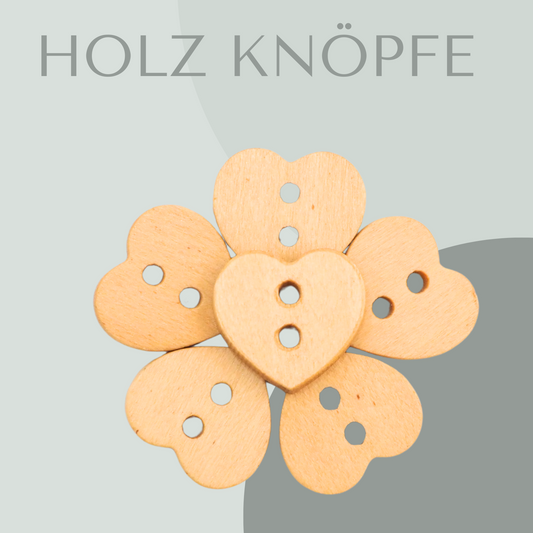 Herz, Holzknopf