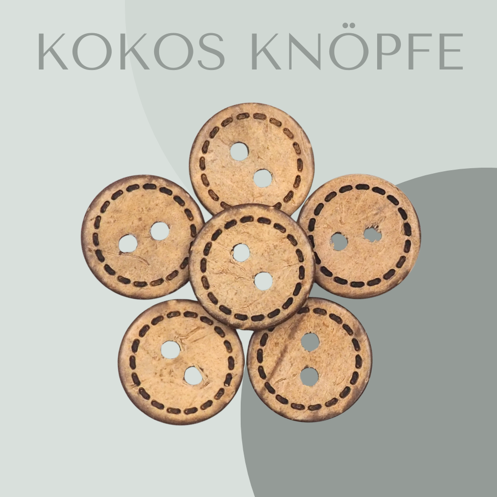 Kokosknopf Rund 25mm
