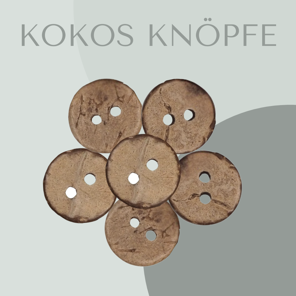 Kokosknopf Rund 18 mm