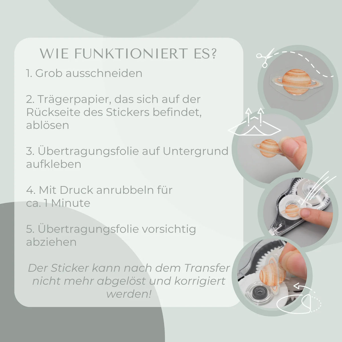 Feuerwehr  Rub-On Sticker Set