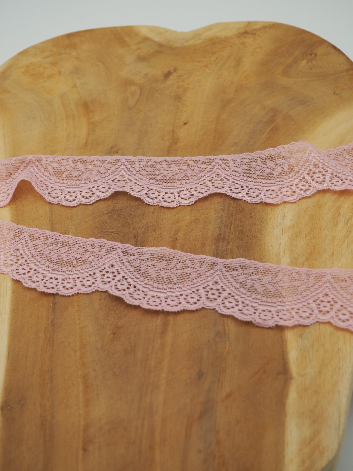 elastische Spitze 35mm rosa