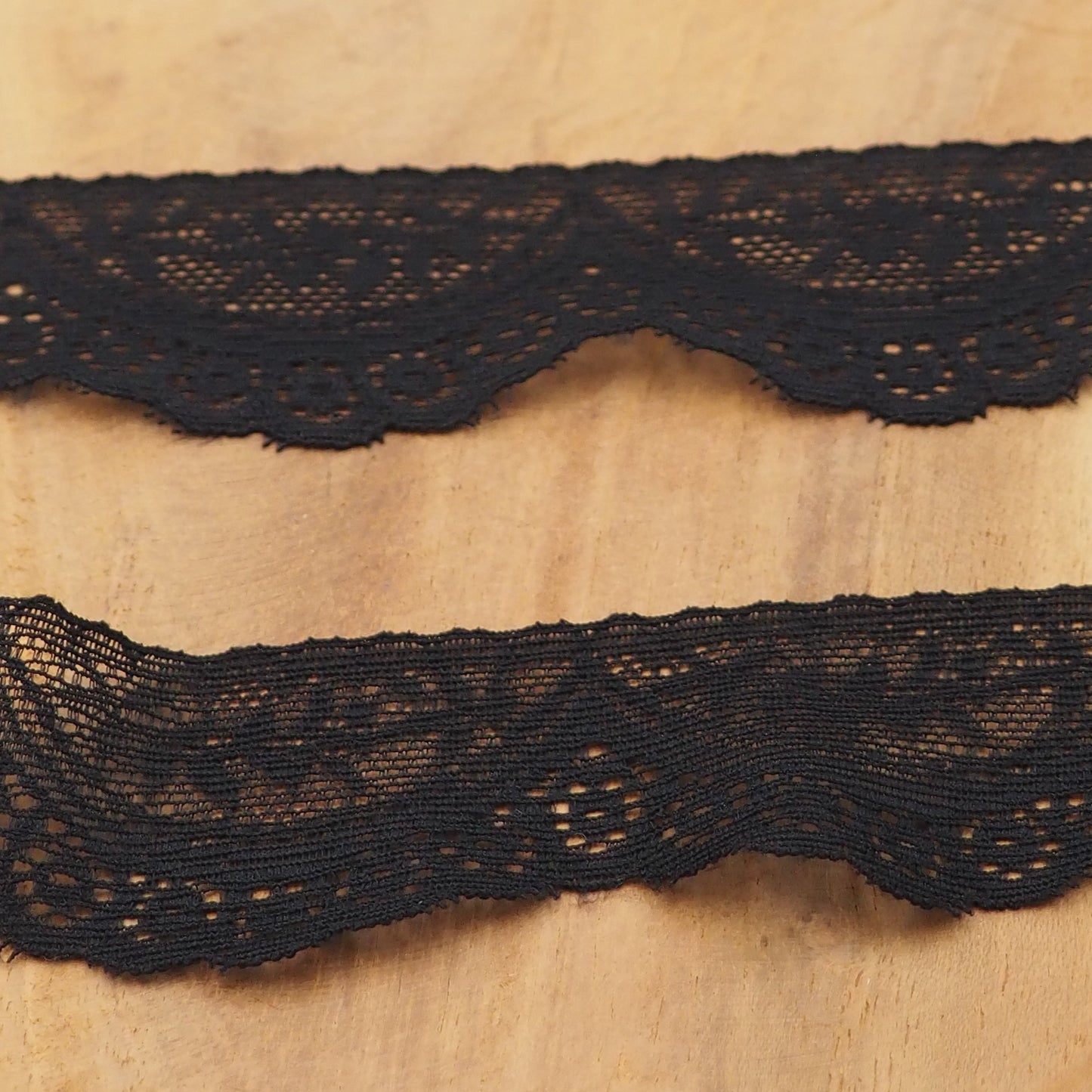 elastische Spitze 35mm Schwarz