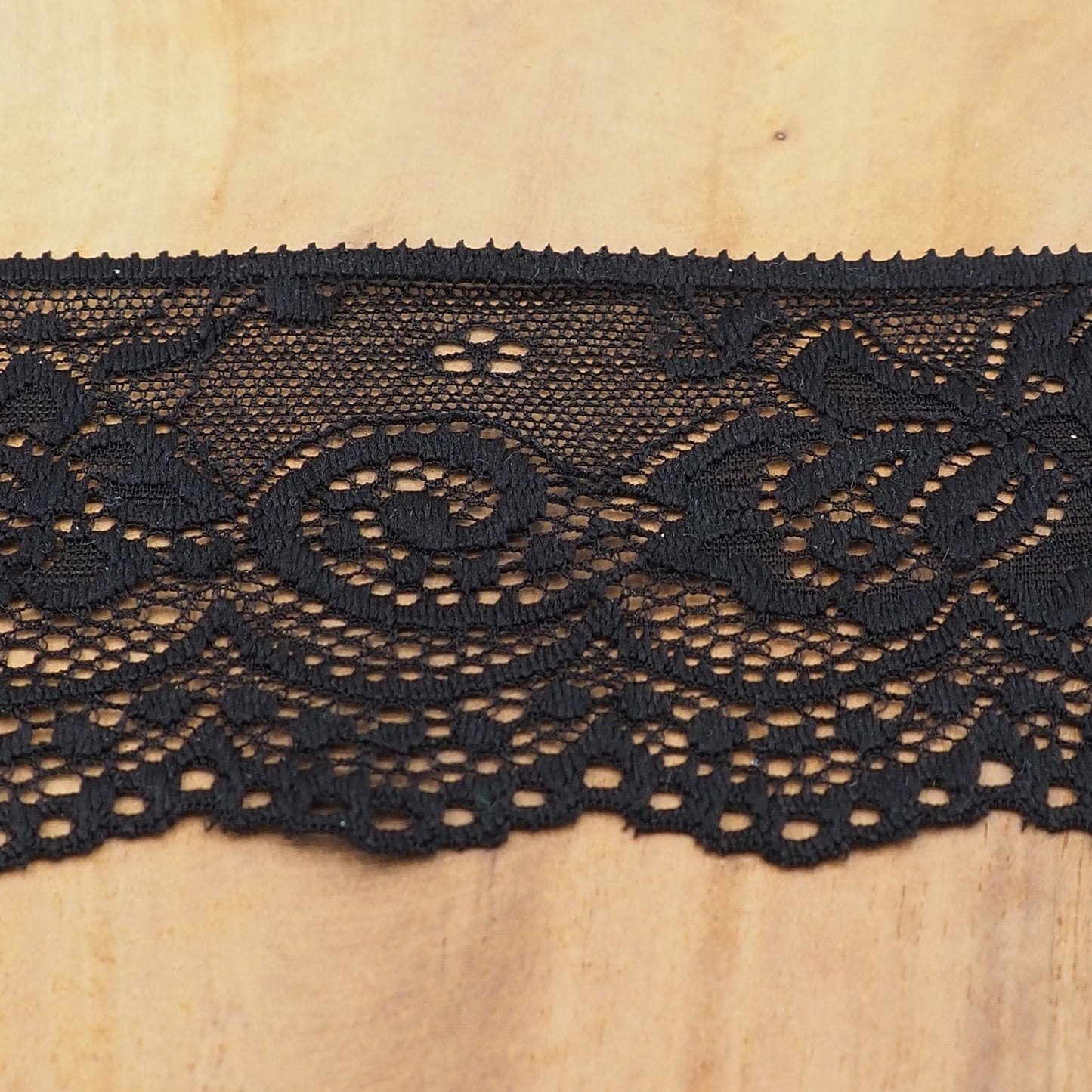 elastische Spitze 68mm schwarz