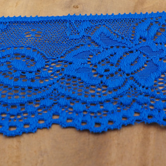 elastische Spitze 68mm Royal blau