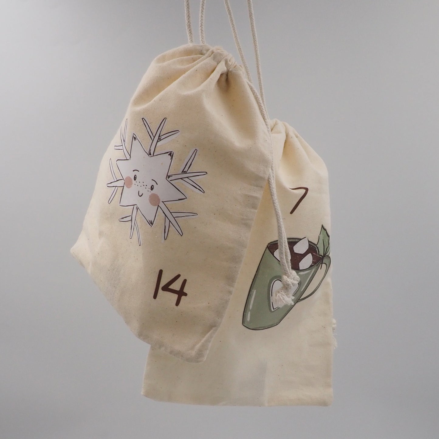 DIY Adventskalender IV Bügel-Bild Eigenproduktion