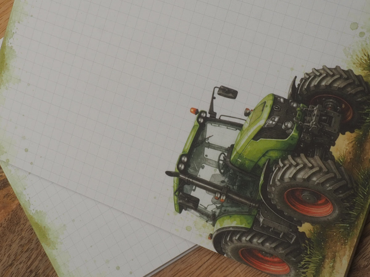 Notizblock DINA5 - Traktor