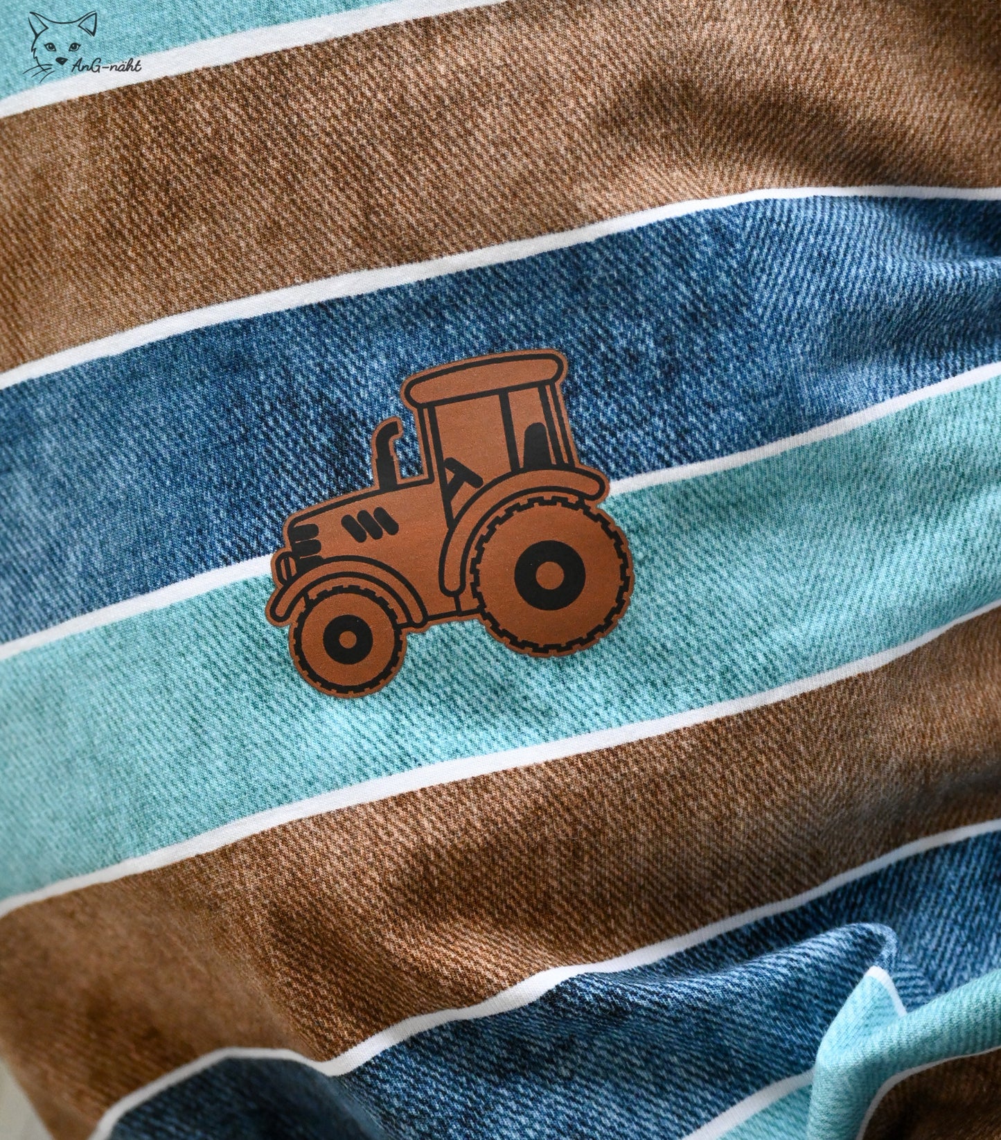 Traktor Bügel Label Bügellabel Eigenproduktion