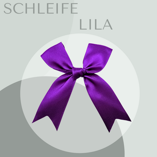 Schleife XXL in Lila