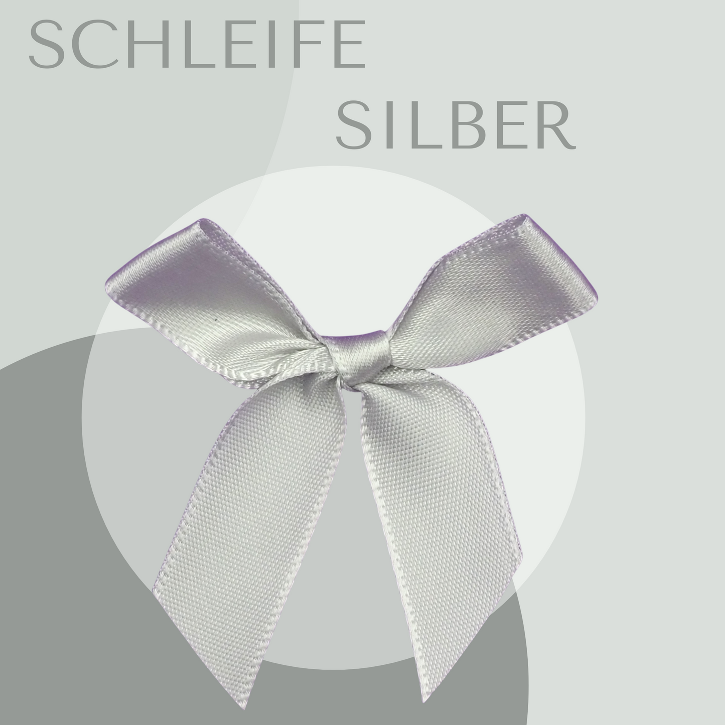 5 Schleifen Groß Silber